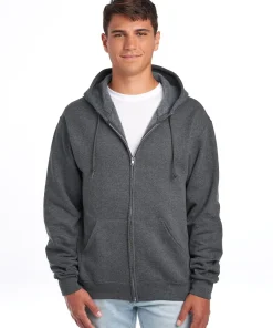 Alternative view of Jerzees NuBlend® Full-Zip Hooded Sweat