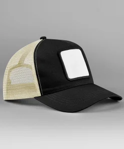 Alternative view of Beechfield Appliqué Patch 5 Panel Trucker