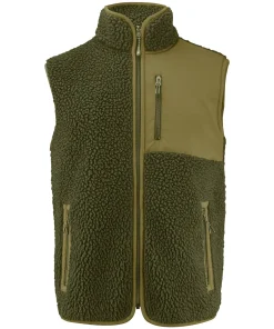 James Harvest Kingsley Sherpa Fleece Vest