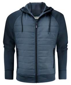 Alternative view of James Harvest Keyport Full Zip Hooded Hybrid Jacket