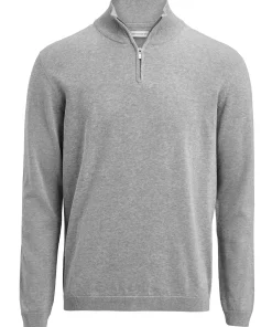 Alternative view of James Harvest Ashland Unisex 1/2 Zip Knitted Sweater