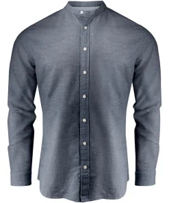 James Harvest Townsend Linen-Blend Shirt