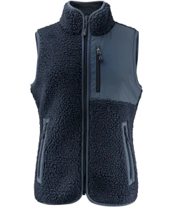 Alternative view of James Harvest Ladies Kingsley Sherpa Fleece Vest