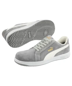 Puma Safety Iconic Suede Grey Low S1PL ESD